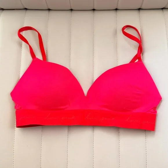 Victoria's Secret PINK Wear Everywhere Wireless Push-Up Bra 36B - Picture 1 of 7